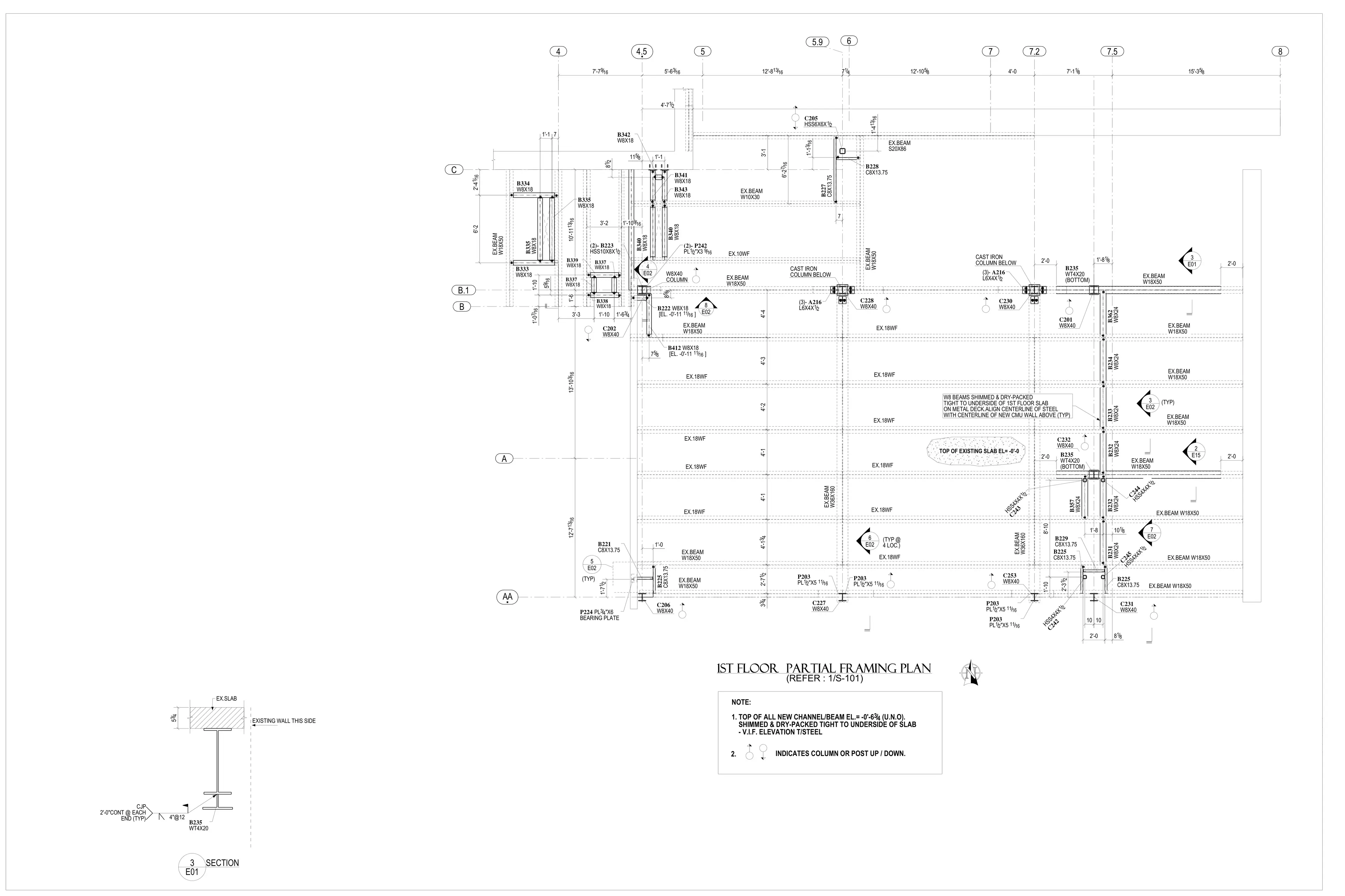 Partial Framing Plan